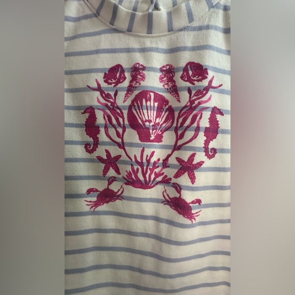 Anthropologie Maeve Striped Graphic Cropped Tank - Picture 2 of 7